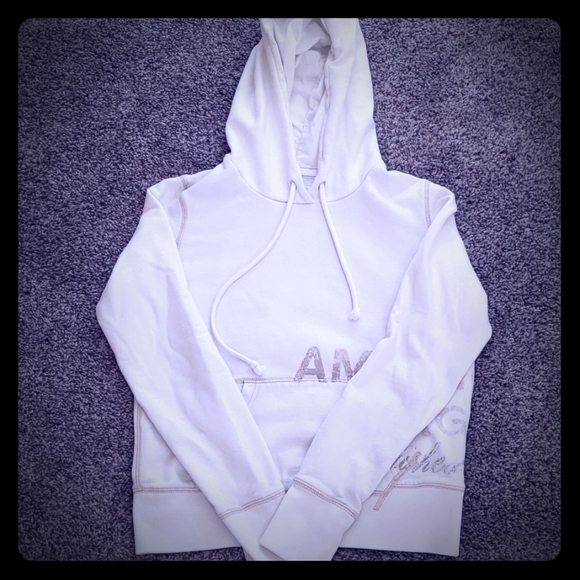 🌻EUC White AE Hoodie - Picture 1 of 3
